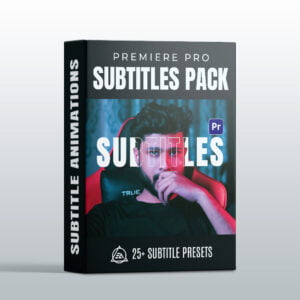 25+ Subtitle Presets Pack for Premiere Pro